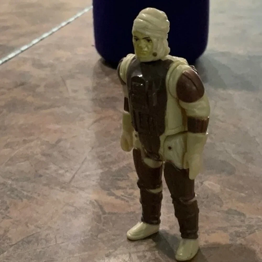 Vintage 1980 DENGAR The Bounty Hunter Action Figure complete with Gun